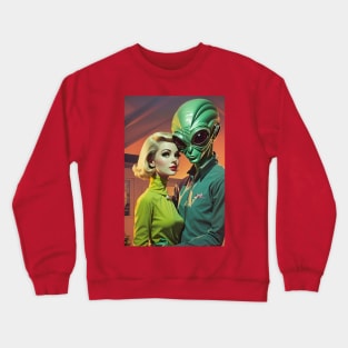 Alien Retro Love Crewneck Sweatshirt